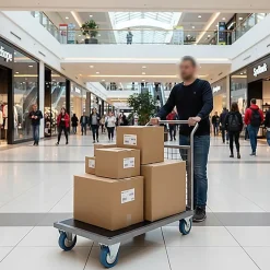 Chariot modulable grillagé - Plateau 1200x800mm - Charge max 500kg - CHG1T3