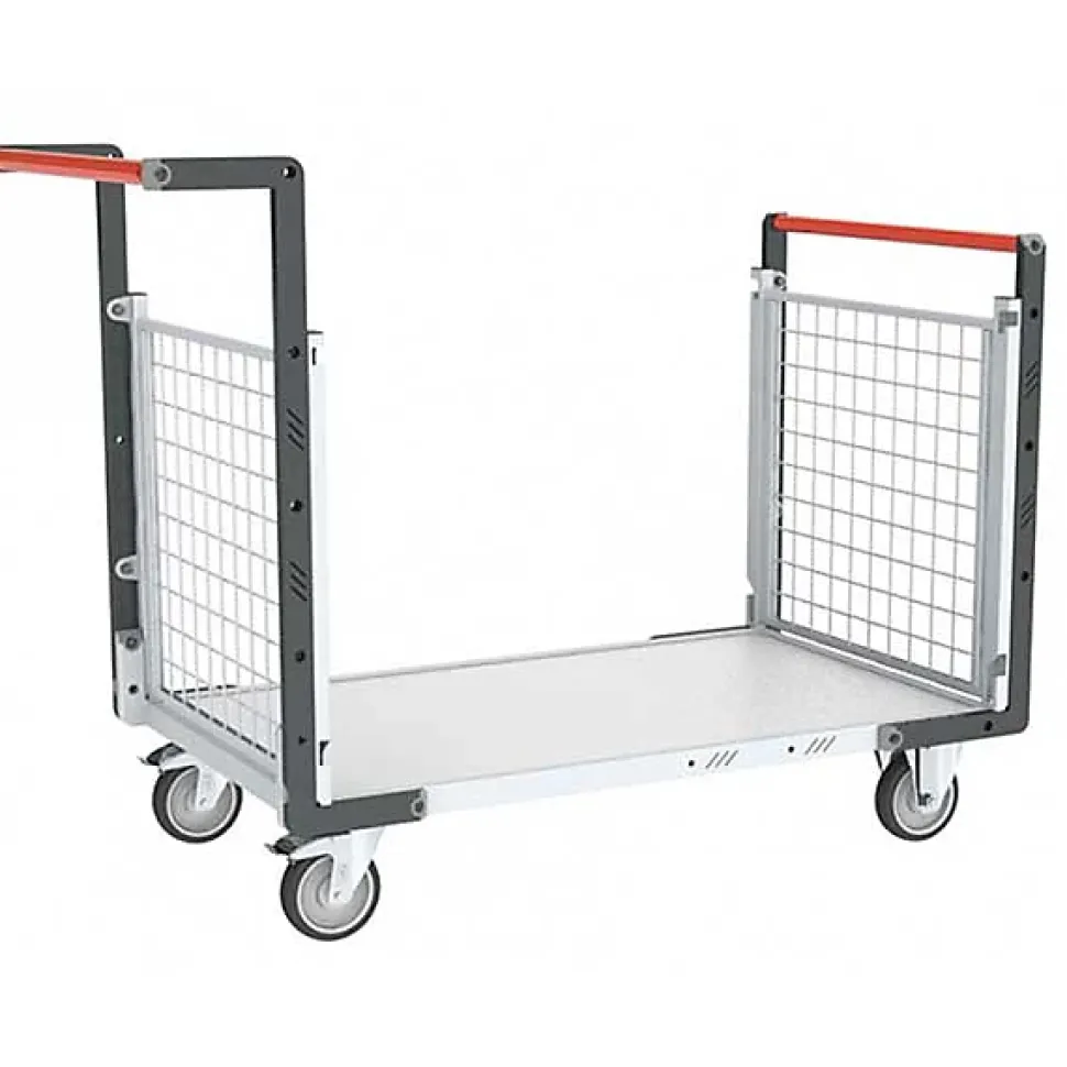 Chariot modulable grillagé 2 côtés - Plateau 965x600mm - Charge max 250kg - 806724242