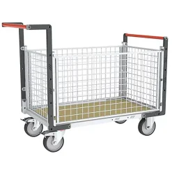 Chariot modulaire grillagé 4 côtés - Plateau 965x555mm - Charge 500kg - 806724545