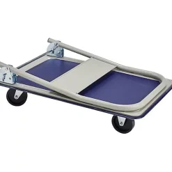 Chariot plateforme Brüder Mannesmann pliable acier 150 kg, surface antidérapante 740 x 480 mm
