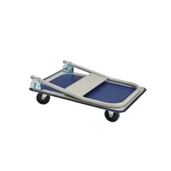 Chariot plateforme Brüder Mannesmann pliable acier 150 kg, surface antidérapante 740 x 480 mm