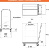 Chariot porte bobine - Charge max 150kg - 300770