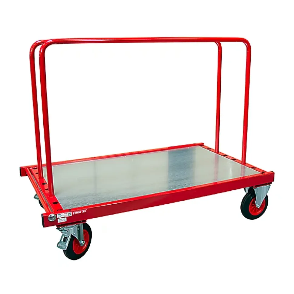 Chariot porte panneaux à ridelles - 500kg - 800000083