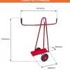 Chariot porte panneaux 300kg - Roues caoutchouc - 800000071