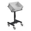 Chariot porte-bac inclinable - Plateau 610x140mm - Gris anthracite - Bac Europe - W020020011-GA