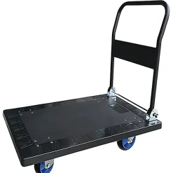 Chariot roulant plastique - 4 roues caoutchouc - Charge max. 500kg - CP50PU