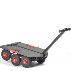 Chariot tout terrain sans ridelle - Roues pneumatiques - Charge max 250kg - M-SUPERHOND-LB