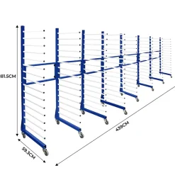 Chariots de Séchage Combinables x 4 & 3 Connecteurs