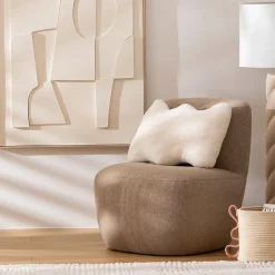 Chauffeuse Leone beige - Atmosphera
