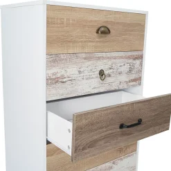 Chiffonnier 5 tiroirs BAHIA 60 cm scandinave commode semainier