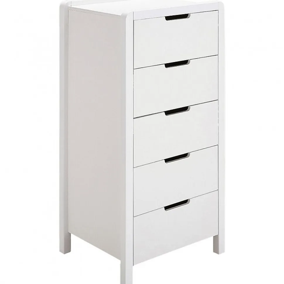 Chiffonnier 5 tiroirs blanc chambre enfant - LEGO 2229