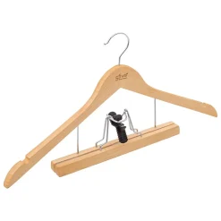Cintre à costume beige en bois - Beige- 5five