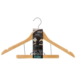 Cintre à costume beige en bois - Beige- 5five