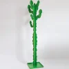 Cintre de sol Cactus 170 cm, structure autoportante en fer, design moderne pour entrée ou chambre, Made in Italy Vert