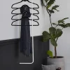 Cintre effet velours noir Box & Beyond vendu par 9 pièces