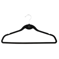 Cintre effet velours noir Velvet vendu par 4 pièces