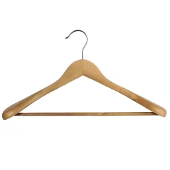 Cintre en bois beige Widy vernis L. 45 cm