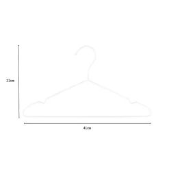 Cintre en métal Loft L.41 cm vendu par 6 pièces