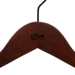 Cintre pour veste en bois foncé - Marron tonka- 5five