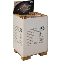 Cintres en bois x8 - Beige- 5five