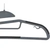 Cintres plastiques bi-matière x8 - Gris- 5five