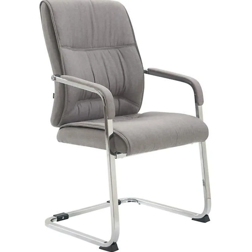 -CLP-CLP Lot de 2 Chaises Cantilever XXL Anubis en Tissu avec accoudoirs-Array