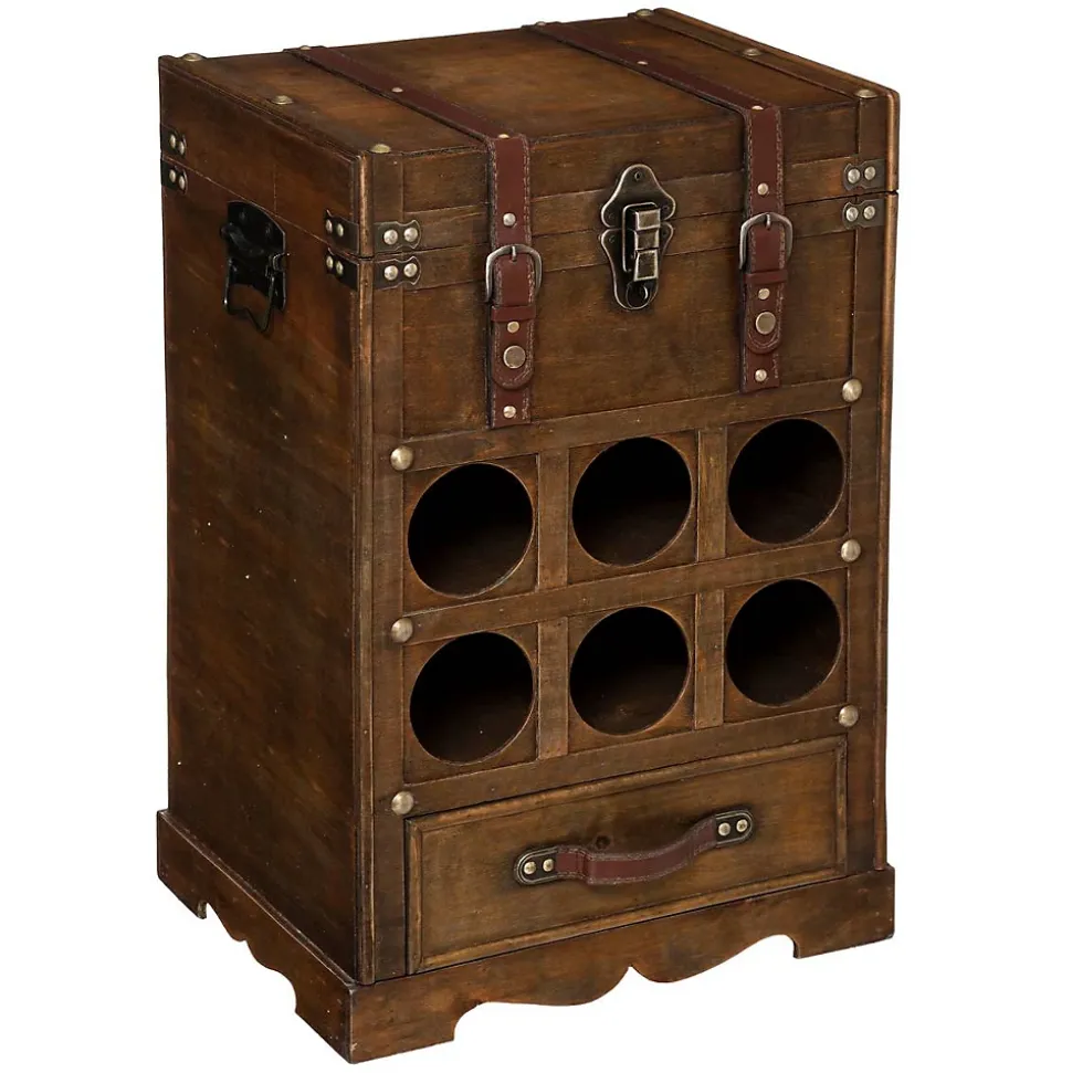 Coffre bois - 38 - 5x58 - 5 cm - Atmosphera
