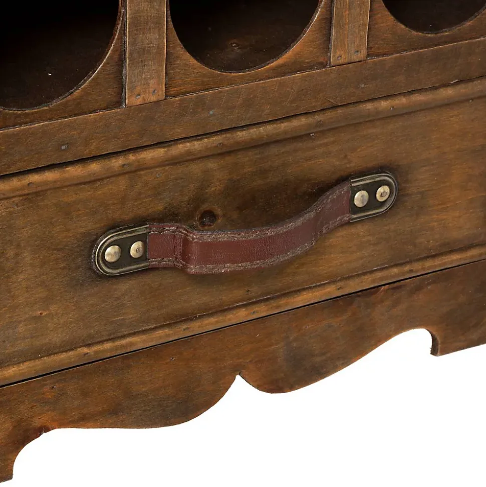 Coffre bois - 38 - 5x58 - 5 cm - Atmosphera