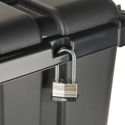 Coffre en plastique Skyda noir 111 L