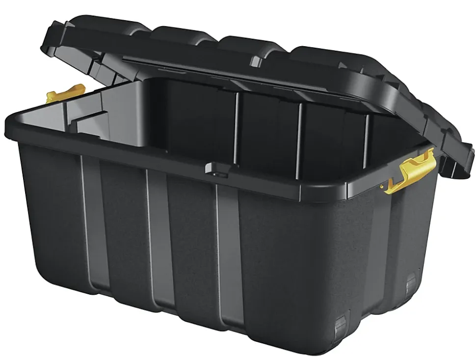 Coffre en plastique Skyda noir 111 L