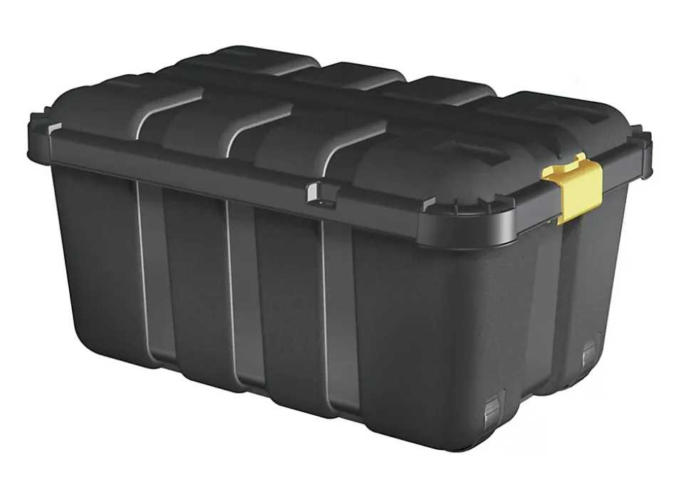 Coffre en plastique Skyda noir 111 L