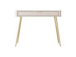 Coiffeuse : Beige, 100 x 38 x 78 cm