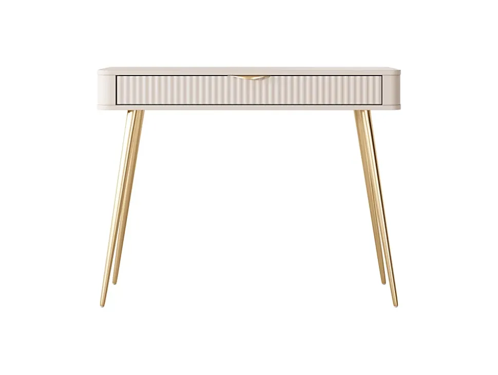 Coiffeuse : Beige, 100 x 38 x 78 cm
