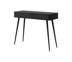 Coiffeuse : Noir, 100 x 38 x 78 cm
