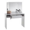 Coiffeuse 1 Tiroir 2 Niches avec Miroir - Schminki