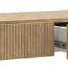 Coiffeuse 1 tiroir suspendue chêne huilé 110 cm NOLIE