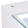 Coiffeuse avec éclairage LED Blanc 92 cm+ 6 Tiroir