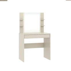 Coiffeuse avec miroir - H.136 x L.80 x P.40 - CODE - CACHEMIRE