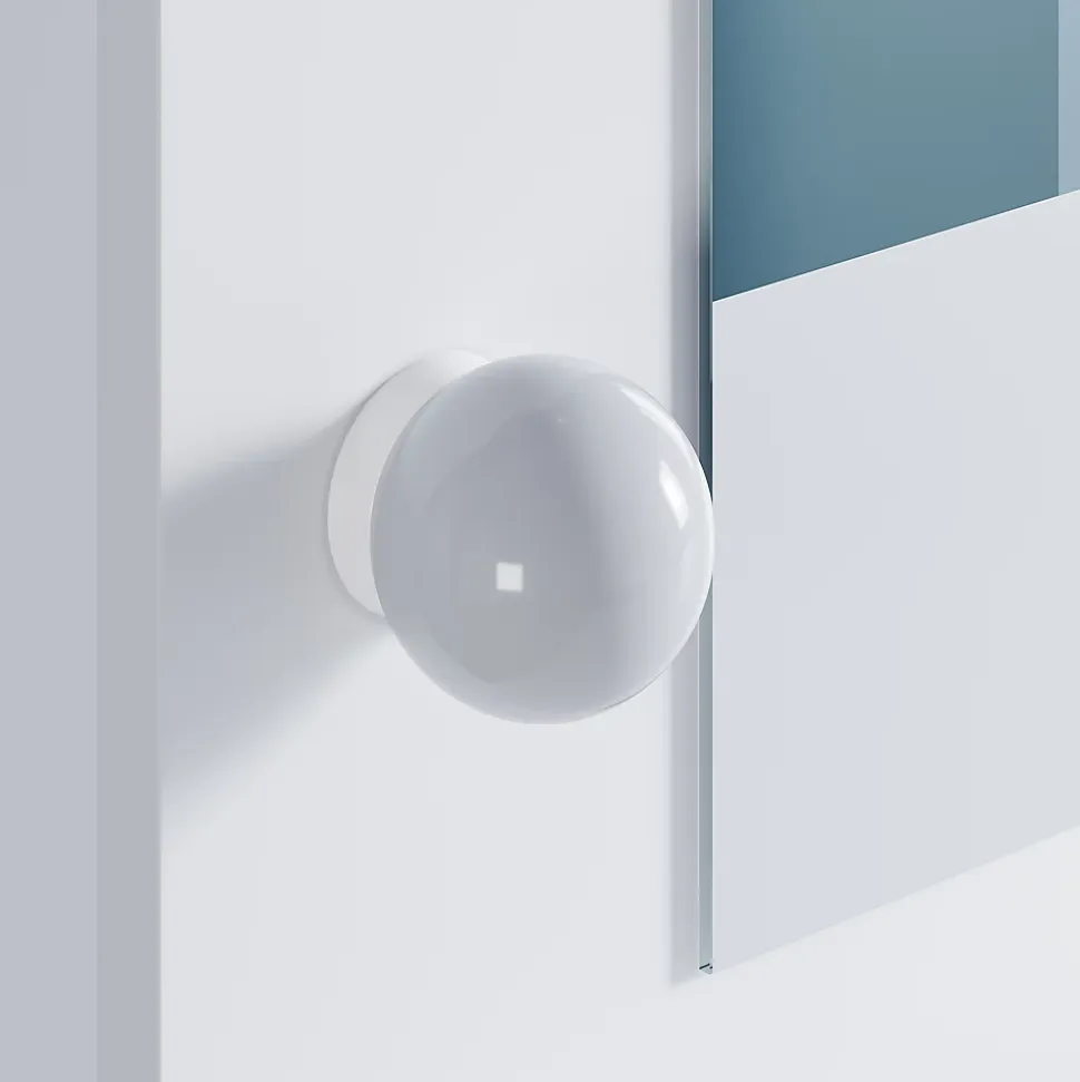 Coiffeuse avec Miroir et Tabouret Blanc 80x40x140cm SIRHONA Ensemble de Coiffeuse Blanche avec Ampoules LED