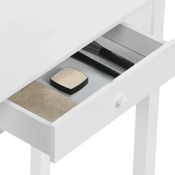 Coiffeuse BELLA avec miroir LED et tabouret