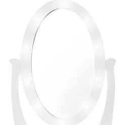 Coiffeuse BELLA avec miroir LED et tabouret