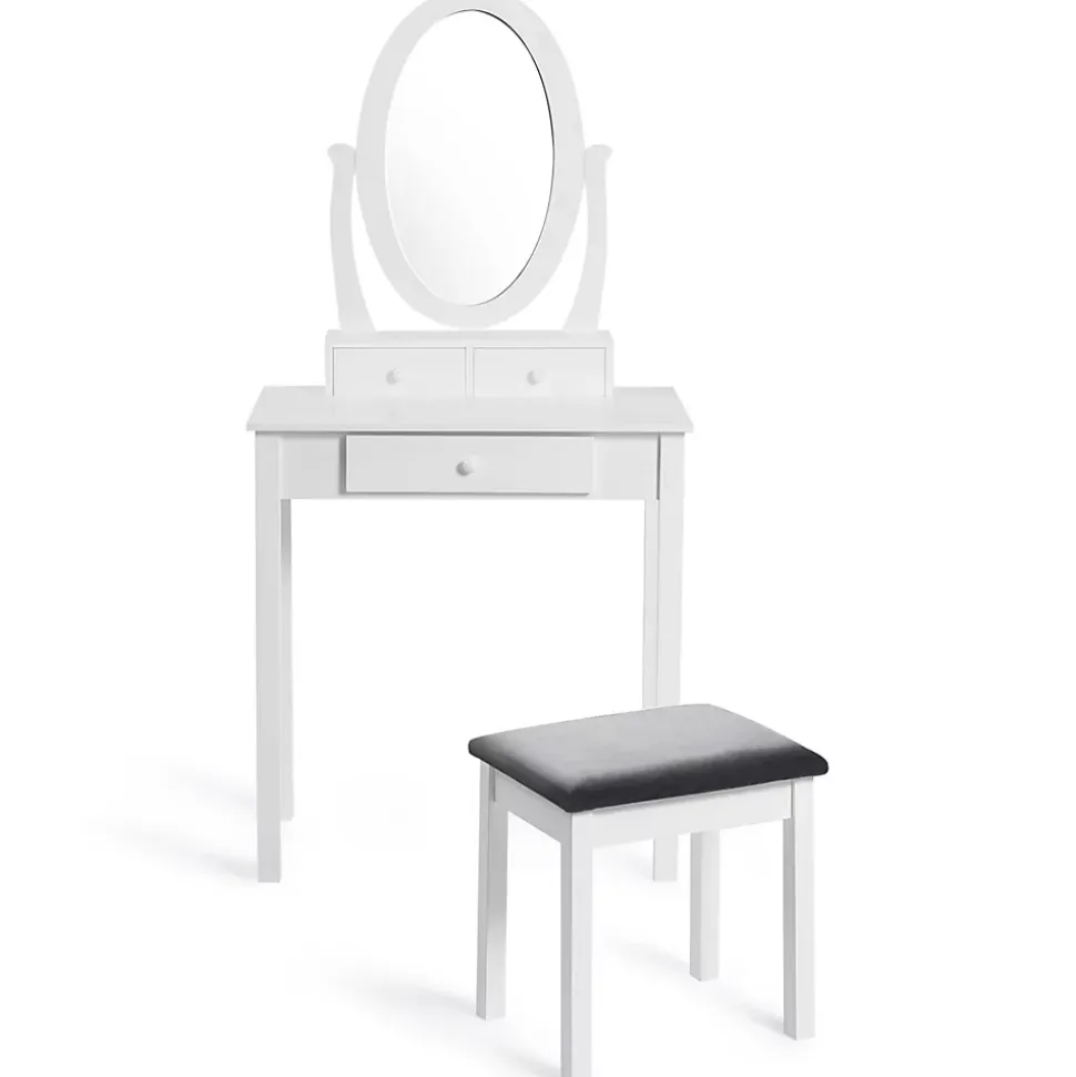 Coiffeuse BETTY avec miroir et tabouret