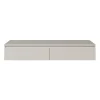 Coiffeuse bureau 2 tiroirs grège 120 cm BEMMI