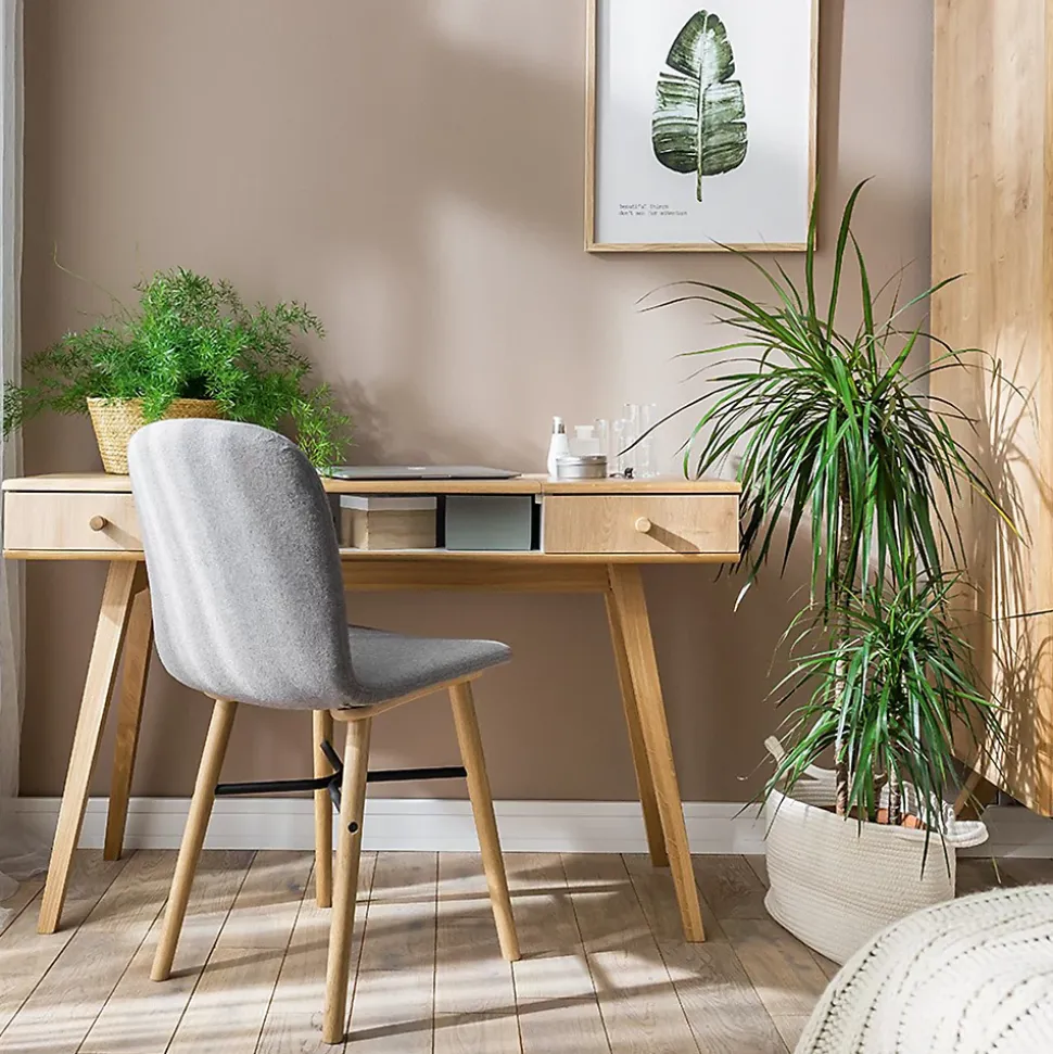 Coiffeuse bureau avec miroir Vox Nature Bois