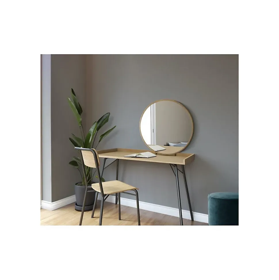 Coiffeuse Design en Bois "Rayburn" 115cm Naturel