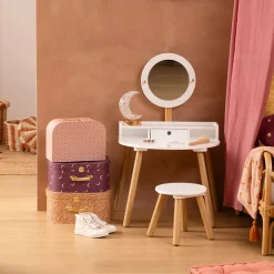 Coiffeuse enfant Bella blanc L60,7xp42xH89,2cm - Atmosphera