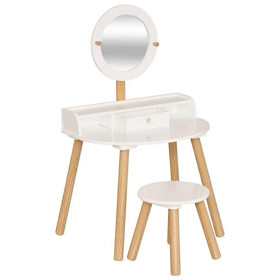 Coiffeuse enfant Bella blanc L60,7xp42xH89,2cm - Atmosphera
