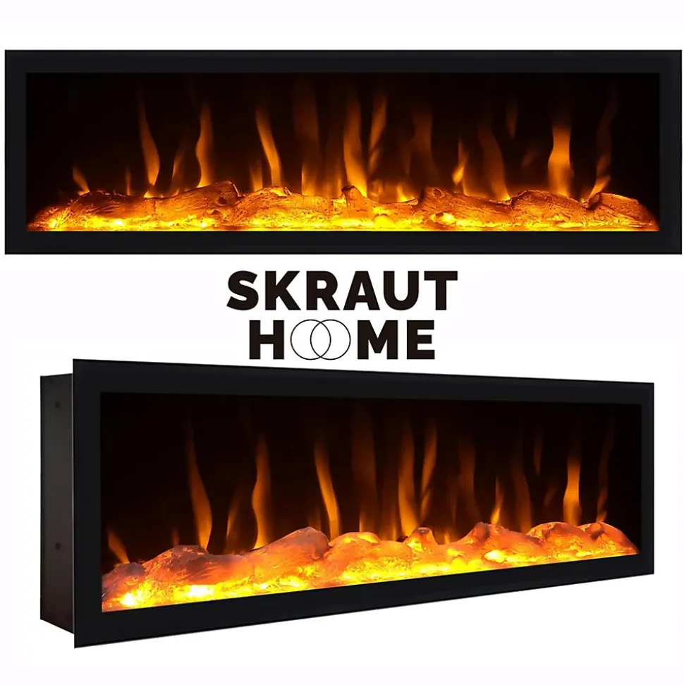 Coiffeuse 284x35x75cm feu led sans chaleur XXL commode buffet chêne