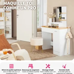 Coiffeuse ZOE moderne au look moderne