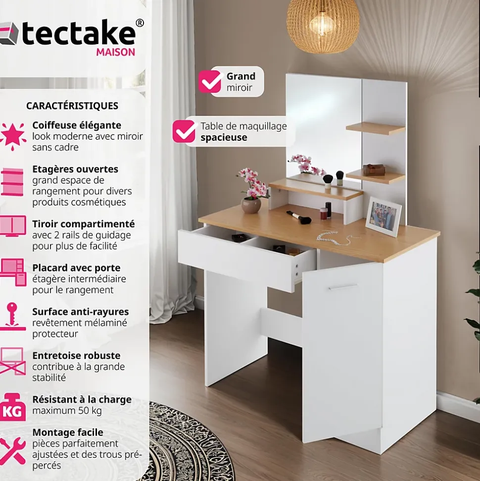 Coiffeuse ZOE moderne au look moderne